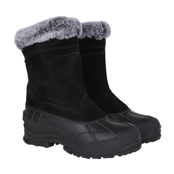 Mountain Warehouse Womens/Ladies Snowdrift Suede Faux Fur Lined Snow Boots Mountain Warehouse Womens/Ladies Snowdrift Suede Faux Fur Lined Snow Boots