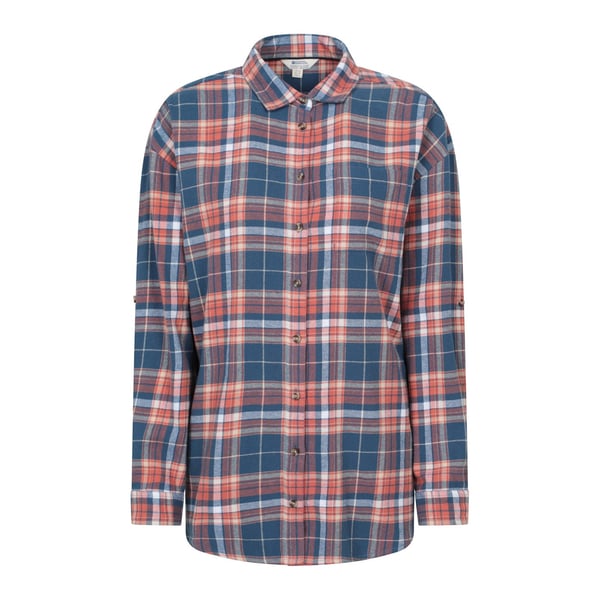 Mountain Warehouse Womens/Ladies Elm Flannel Relaxed Fit Long-Sleeved Shirt