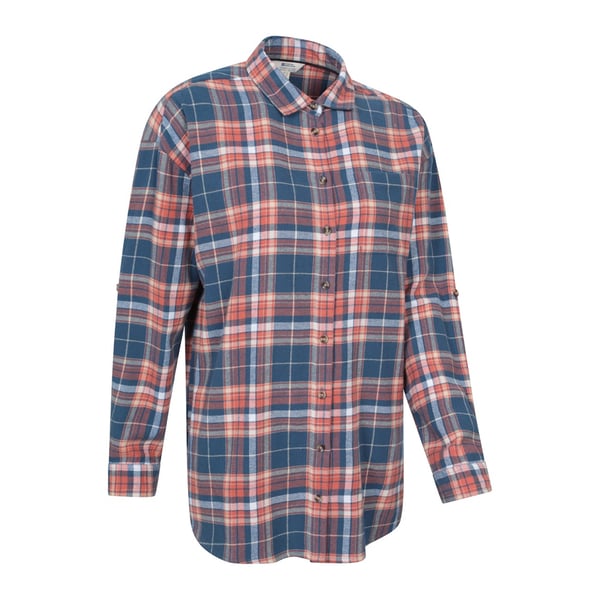 Mountain Warehouse Womens/Ladies Elm Flannel Relaxed Fit Long-Sleeved Shirt