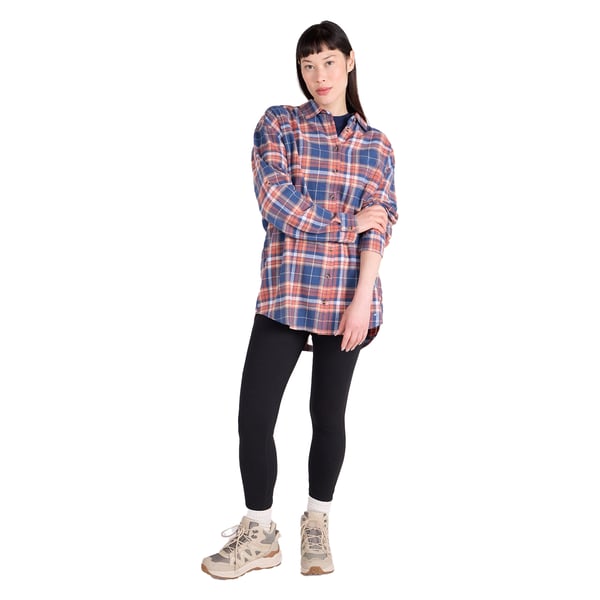 Mountain Warehouse Womens/Ladies Elm Flannel Relaxed Fit Long-Sleeved Shirt