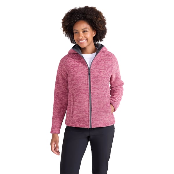 Mountain Warehouse Womens/Ladies Hayfield Melange Faux Fur Lined Fleece Top