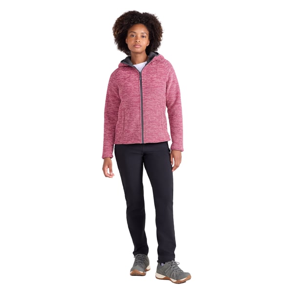 Mountain Warehouse Womens/Ladies Hayfield Melange Faux Fur Lined Fleece Top