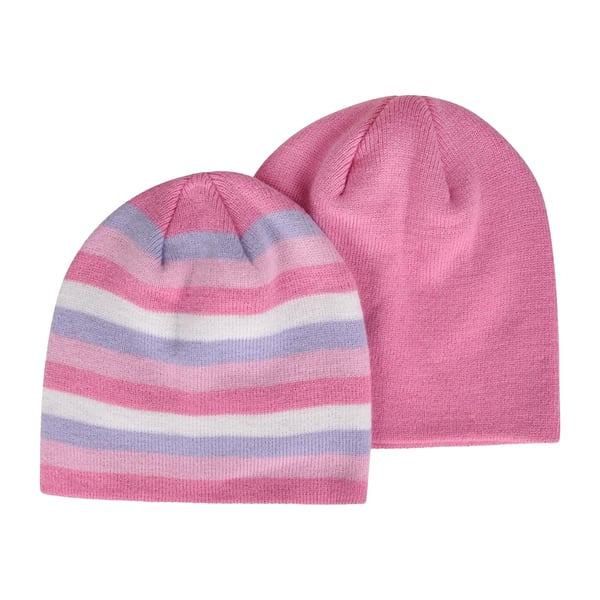 Mountain Warehouse Childrens/Kids Assorted Designs Beanie (Pack of 2)