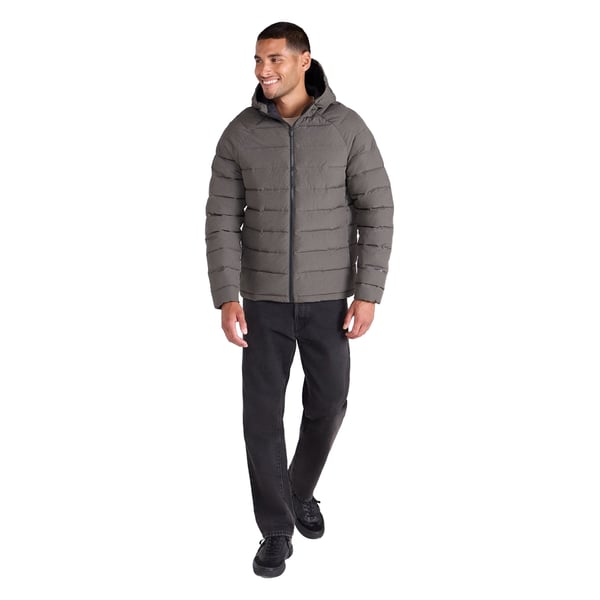 Animal Mens Light Cloud Cosi Hooded Marl Padded Jacket