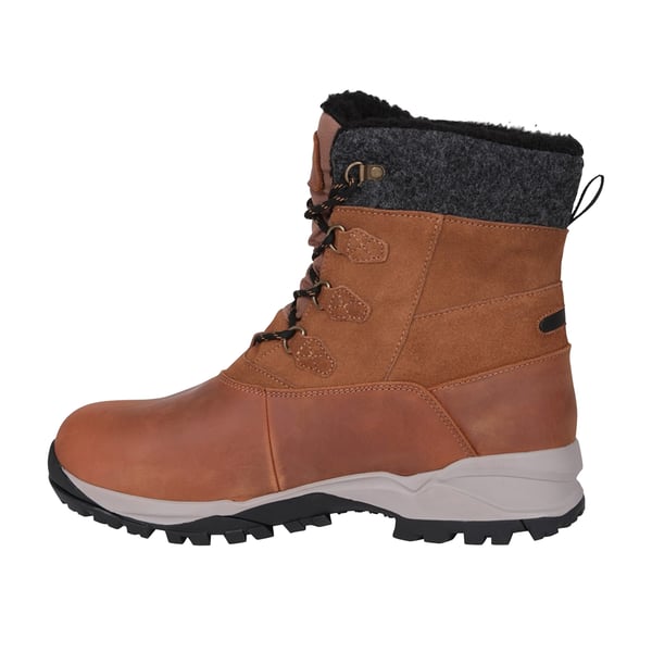 Mountain Warehouse Mens Tallin Leather Waterproof Thermal Snow Boots