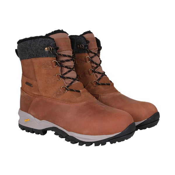 Mountain Warehouse Mens Tallin Leather Waterproof Thermal Snow Boots