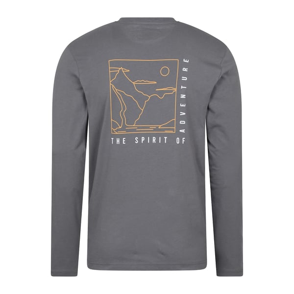 Mountain Warehouse Mens Spirit Of Adventure Long-Sleeved T-Shirt