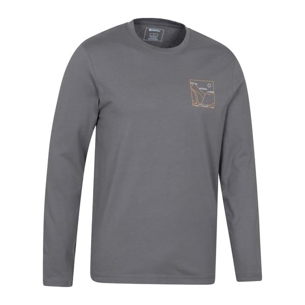 Mountain Warehouse Mens Spirit Of Adventure Long-Sleeved T-Shirt