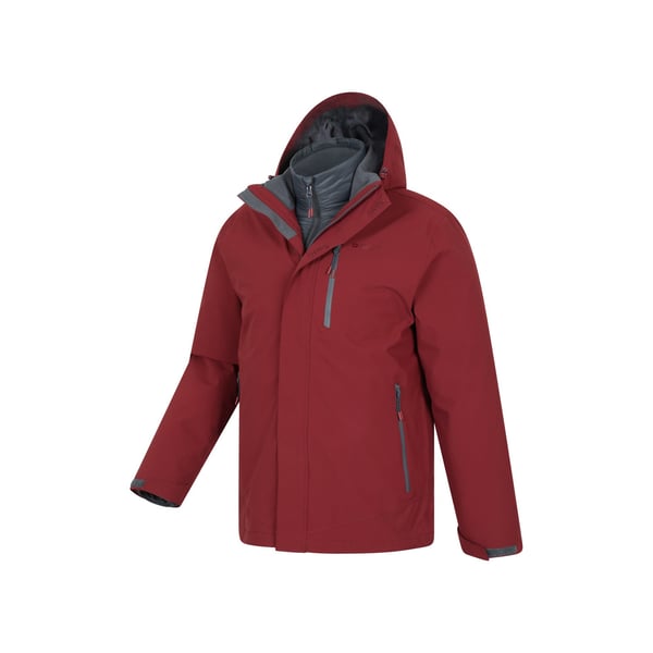 Mountain Warehouse Mens Sycamore 3 in 1 Waterproof Jacket