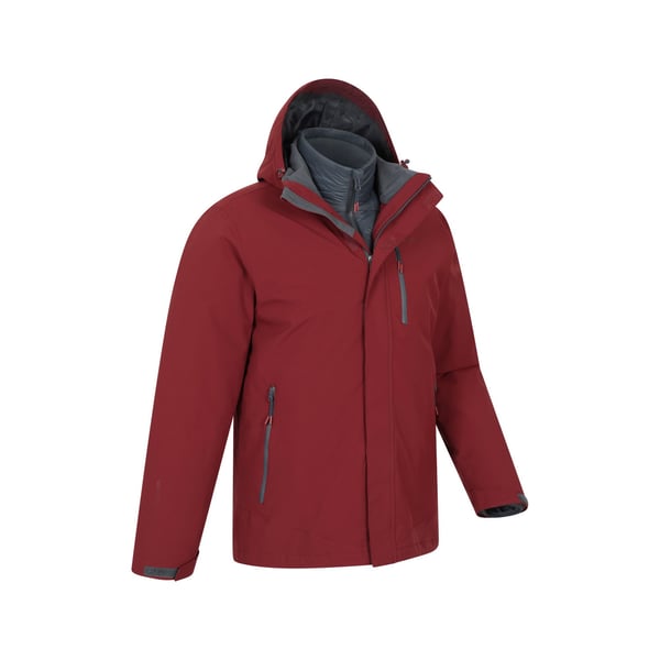 Mountain Warehouse Mens Sycamore 3 in 1 Waterproof Jacket