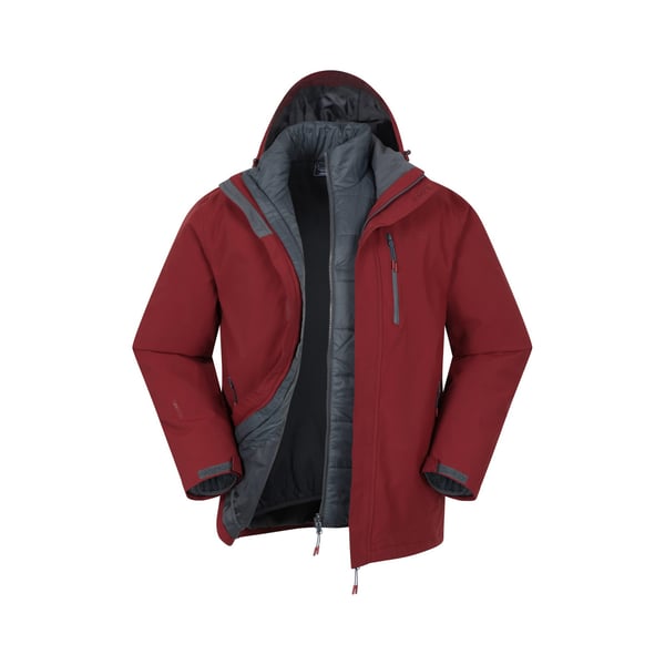 Mountain Warehouse Mens Sycamore 3 in 1 Waterproof Jacket