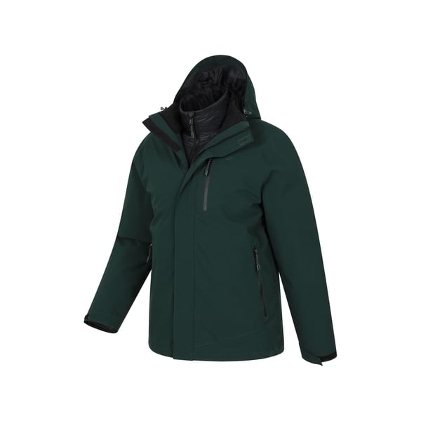 Mountain Warehouse Mens Sycamore 3 in 1 Waterproof Jacket