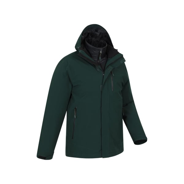 Mountain Warehouse Mens Sycamore 3 in 1 Waterproof Jacket
