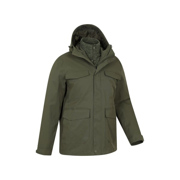 Mountain Warehouse Mens Rushes 3 in 1 Waterproof Jacket
