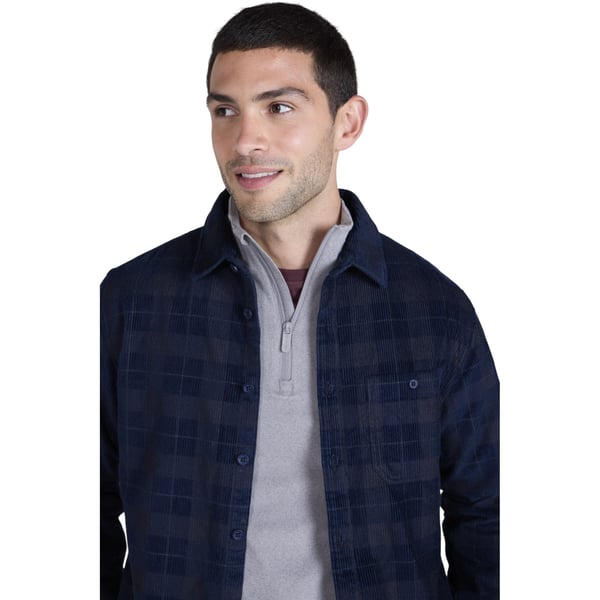 Animal Mens Lewis Checked Cord Shirt