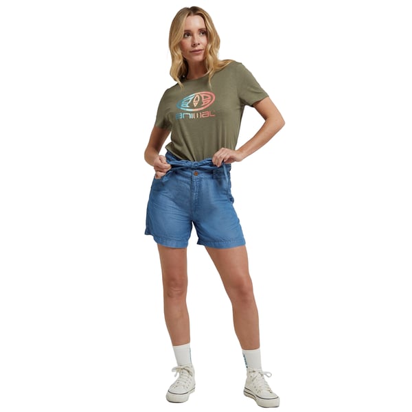 Animal Naisten Loren Paperbag -shortsit