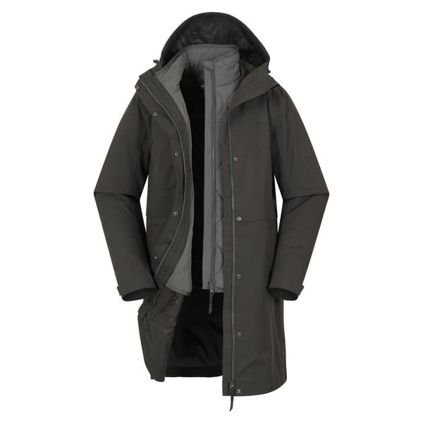 Mountain Warehouse Womens/Ladies Luna 3 in 1 Long Waterproof Jacket