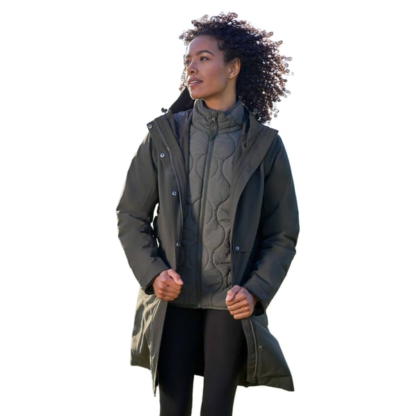 Mountain Warehouse Womens/Ladies Luna 3 in 1 Long Waterproof Jacket