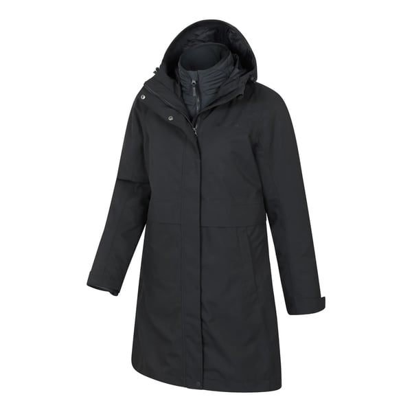 Mountain Warehouse Naisten Luna 3-in-1 pitkä vedenpitävä takki
