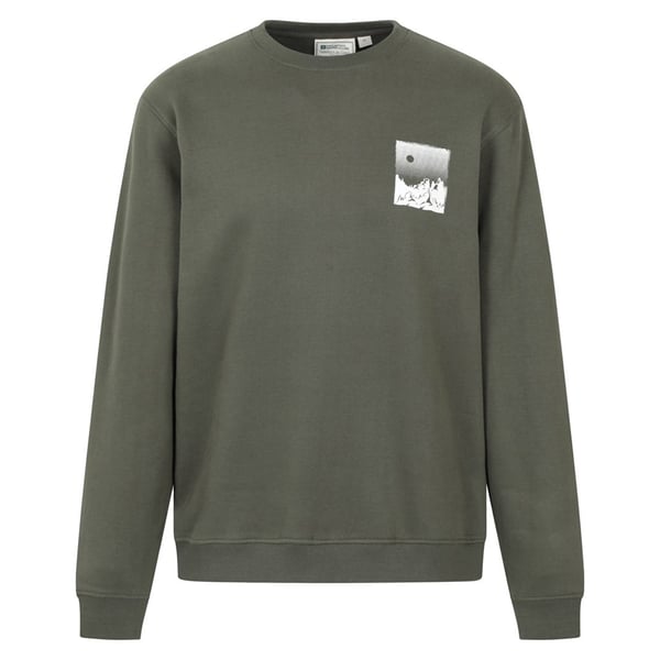 Mountain Warehouse Mens Mountain Scene Sweatshirt