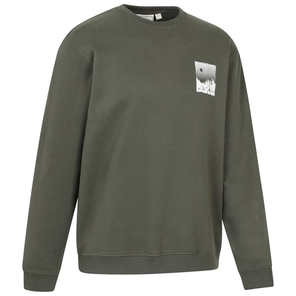Mountain Warehouse Mens Mountain Scene Sweatshirt