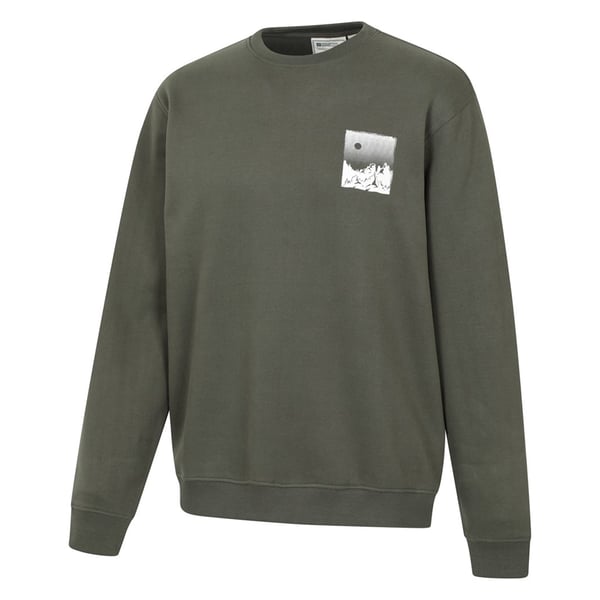 Mountain Warehouse Mens Mountain Scene Sweatshirt