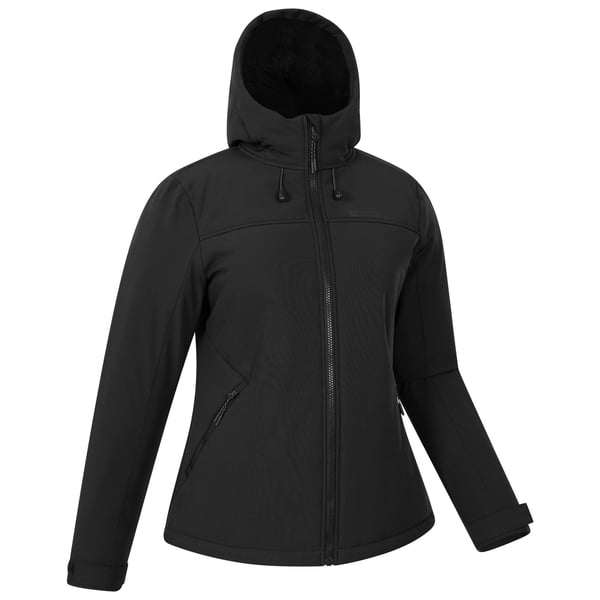 Mountain Warehouse Womens/Ladies Fern Softshell Faux Fur Lined Jacket