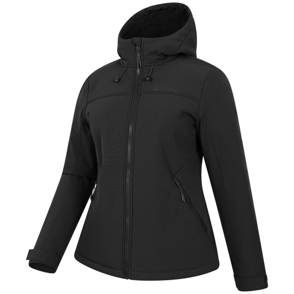 Mountain Warehouse Womens/Ladies Fern Softshell Faux Fur Lined Jacket