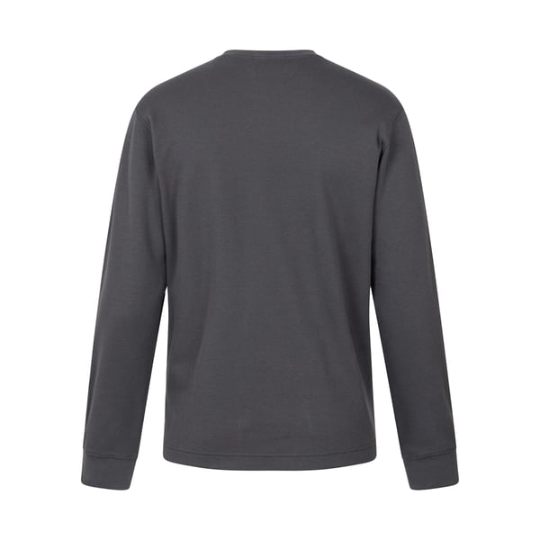 Mountain Warehouse Mens Tillsbury Textured Waffle Crew Neck Long-Sleeved Sweatshirt
