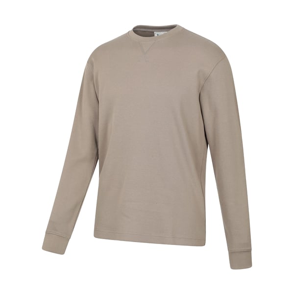 Mountain Warehouse Mens Tillsbury Textured Waffle Crew Neck Long-Sleeved Sweatshirt
