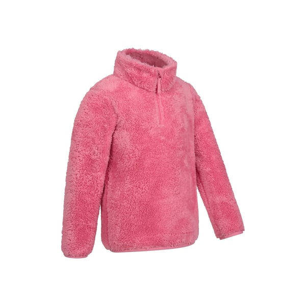 Mountain Warehouse Childrens/Kids Teddy Half Zip Fleece Top