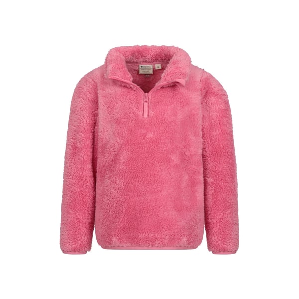 Mountain Warehouse Childrens/Kids Teddy Half Zip Fleece Top
