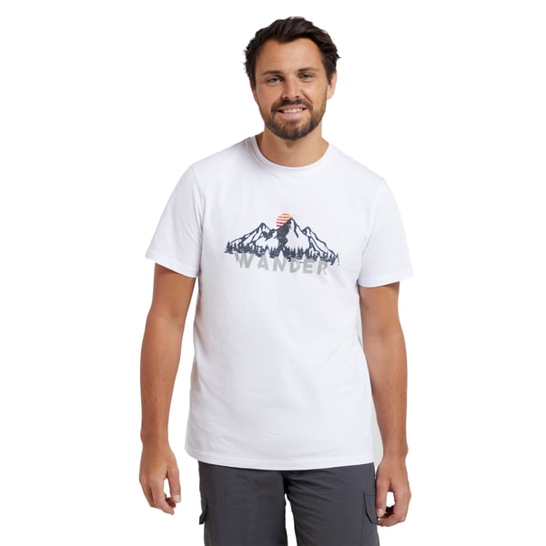 Mountain Warehouse Miesten Wander Luomupuuvilla T-paita