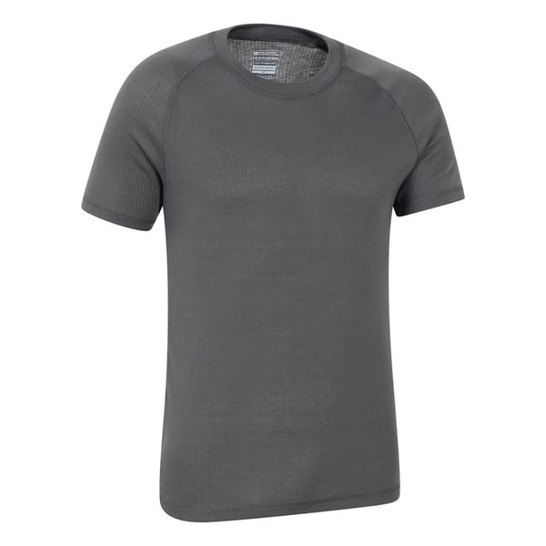 Mountain Warehouse Mens Talus Round Neck Short-Sleeved Thermal Top
