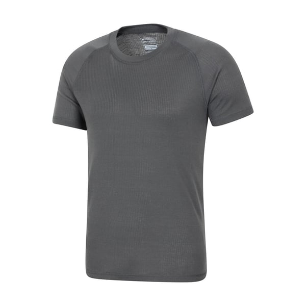 Mountain Warehouse Mens Talus Round Neck Short-Sleeved Thermal Top