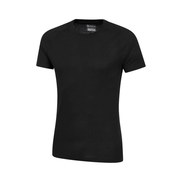 Mountain Warehouse Mens Talus Round Neck Short-Sleeved Thermal Top