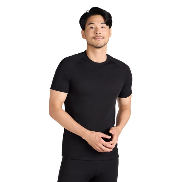 Mountain Warehouse Mens Talus Round Neck Short-Sleeved Thermal Top