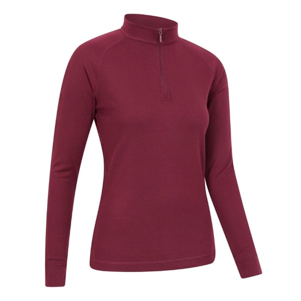 Mountain Warehouse Womens/Ladies Talus Zip Neck Long-Sleeved Thermal Top