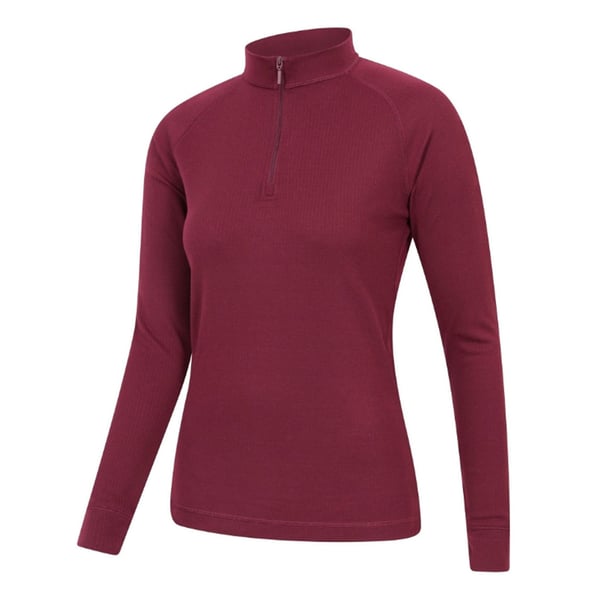 Mountain Warehouse Womens/Ladies Talus Zip Neck Long-Sleeved Thermal Top
