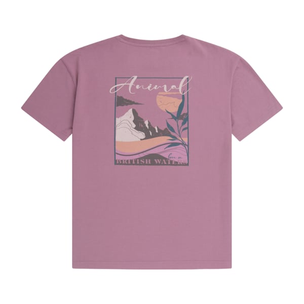Animal Womens/Ladies Leena Organic Cotton Boxy T-Shirt