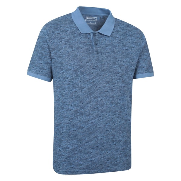 Mountain Warehouse Mens Dawnay Textured Pique Polo Shirt