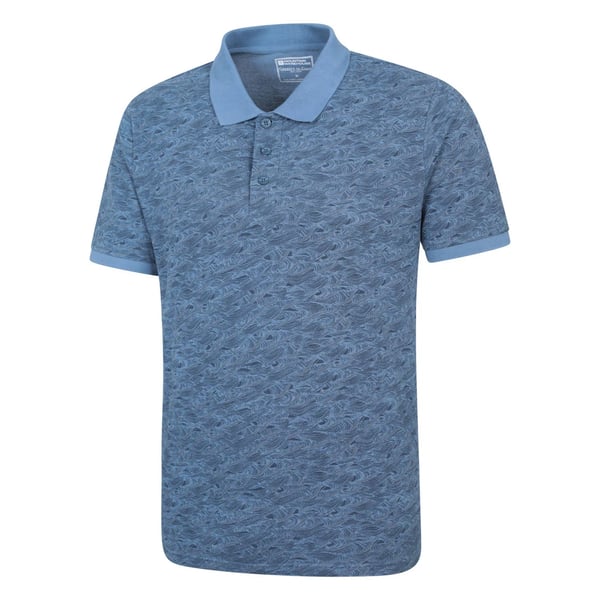 Mountain Warehouse Mens Dawnay Textured Pique Polo Shirt