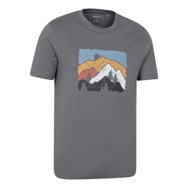 Mountain Warehouse Miesten Linear Luomu T-paita