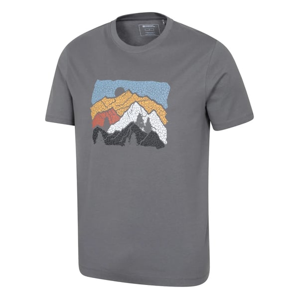 Mountain Warehouse Miesten Linear Luomu T-paita