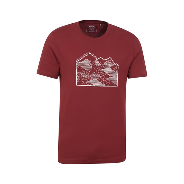 Mountain Warehouse Miesten Linear Luomu T-paita