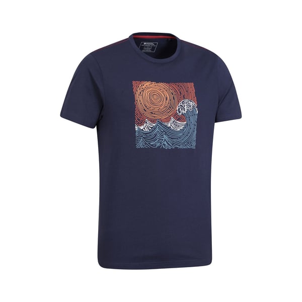 Mountain Warehouse Mens Tidal Wave Organic Cotton T-Shirt