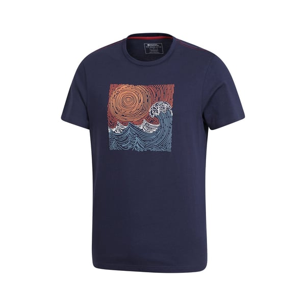 Mountain Warehouse Mens Tidal Wave Organic Cotton T-Shirt