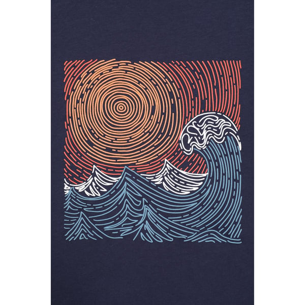 Mountain Warehouse Mens Tidal Wave Organic Cotton T-Shirt