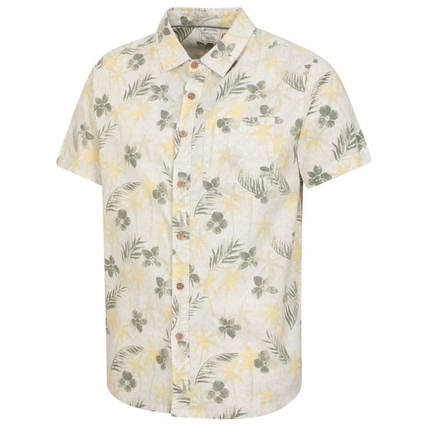 Mountain Warehouse Mens Tropical Short-Sleeved Shirt