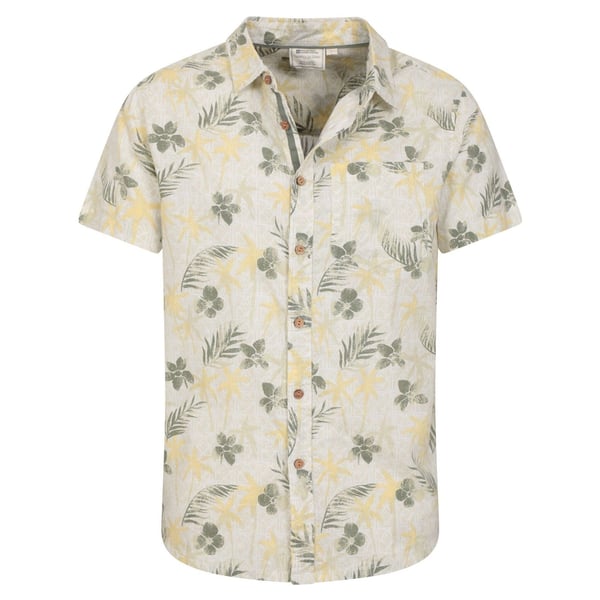 Mountain Warehouse Mens Tropical Short-Sleeved Shirt